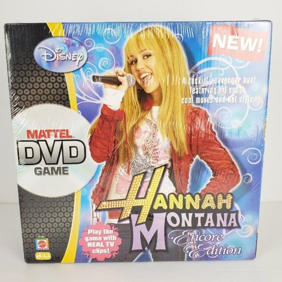 Disney Hannah Montana Mattel DVD Game Encore Edition Sealed - Picture 1 of 4
